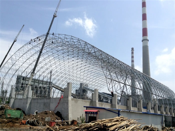 新疆煤机油桶翘工程网架